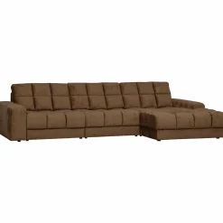Outlet WOOOD Second Date chaise longue rechts structure velvet Brass