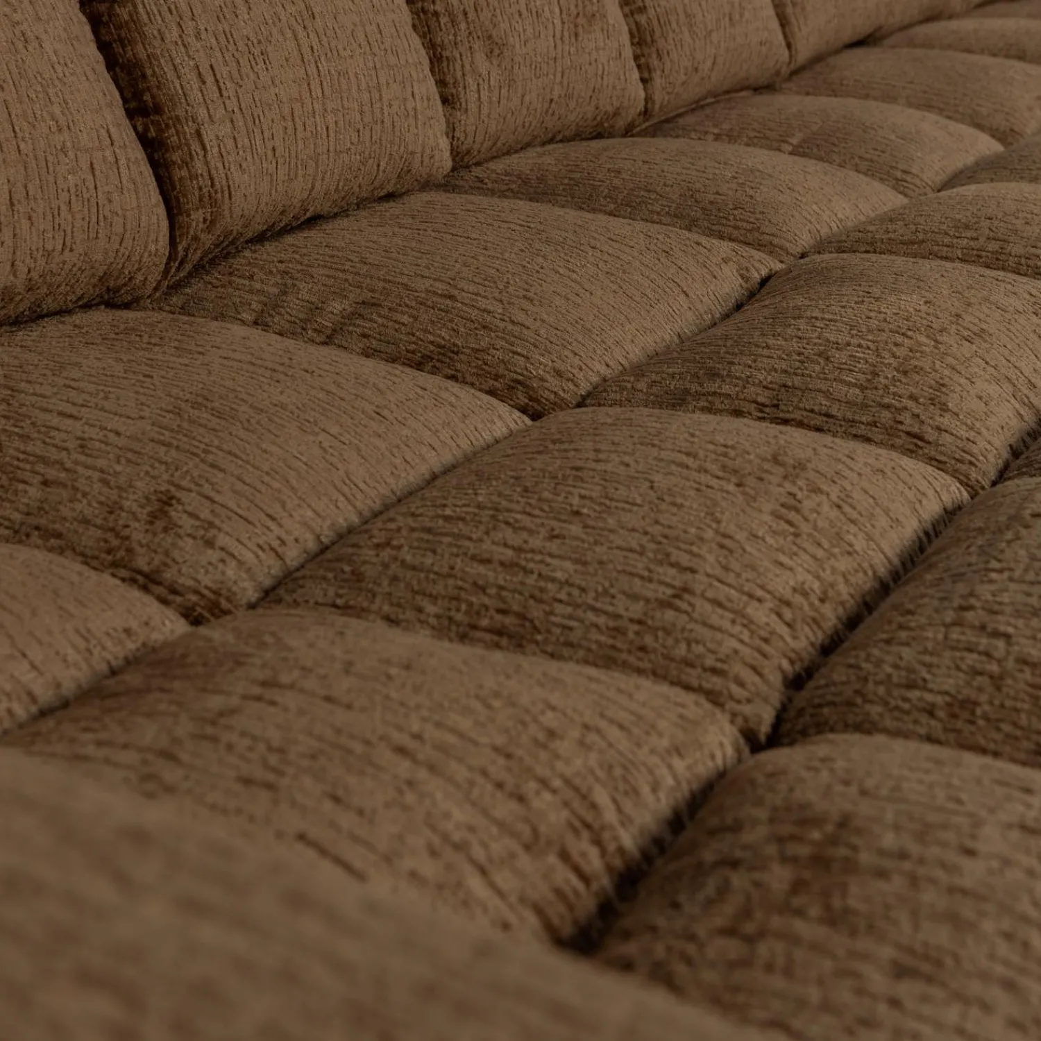 Outlet WOOOD Second Date chaise longue rechts structure velvet Brass