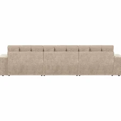 Outlet WOOOD Second Date chaise longue links vintage Nougat
