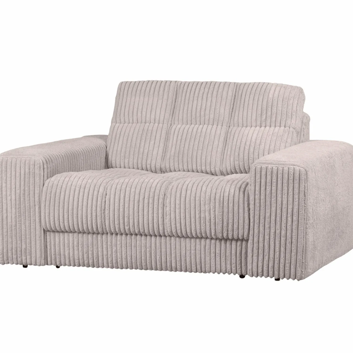 Hot WOOOD Second Date loveseat ribstof Naturel
