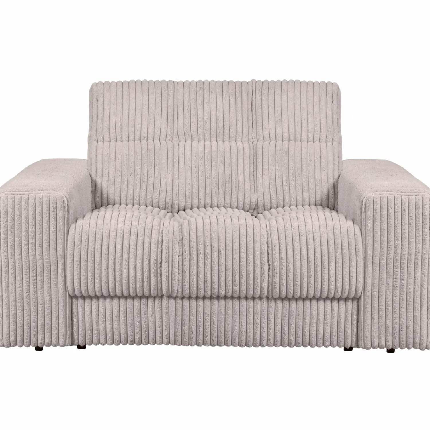 Hot WOOOD Second Date loveseat ribstof Naturel