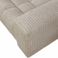 Best WOOOD Second Date loveseat ribstof Travertin