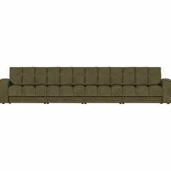 Clearance WOOOD Second Date 4-zits bank vintage Groen