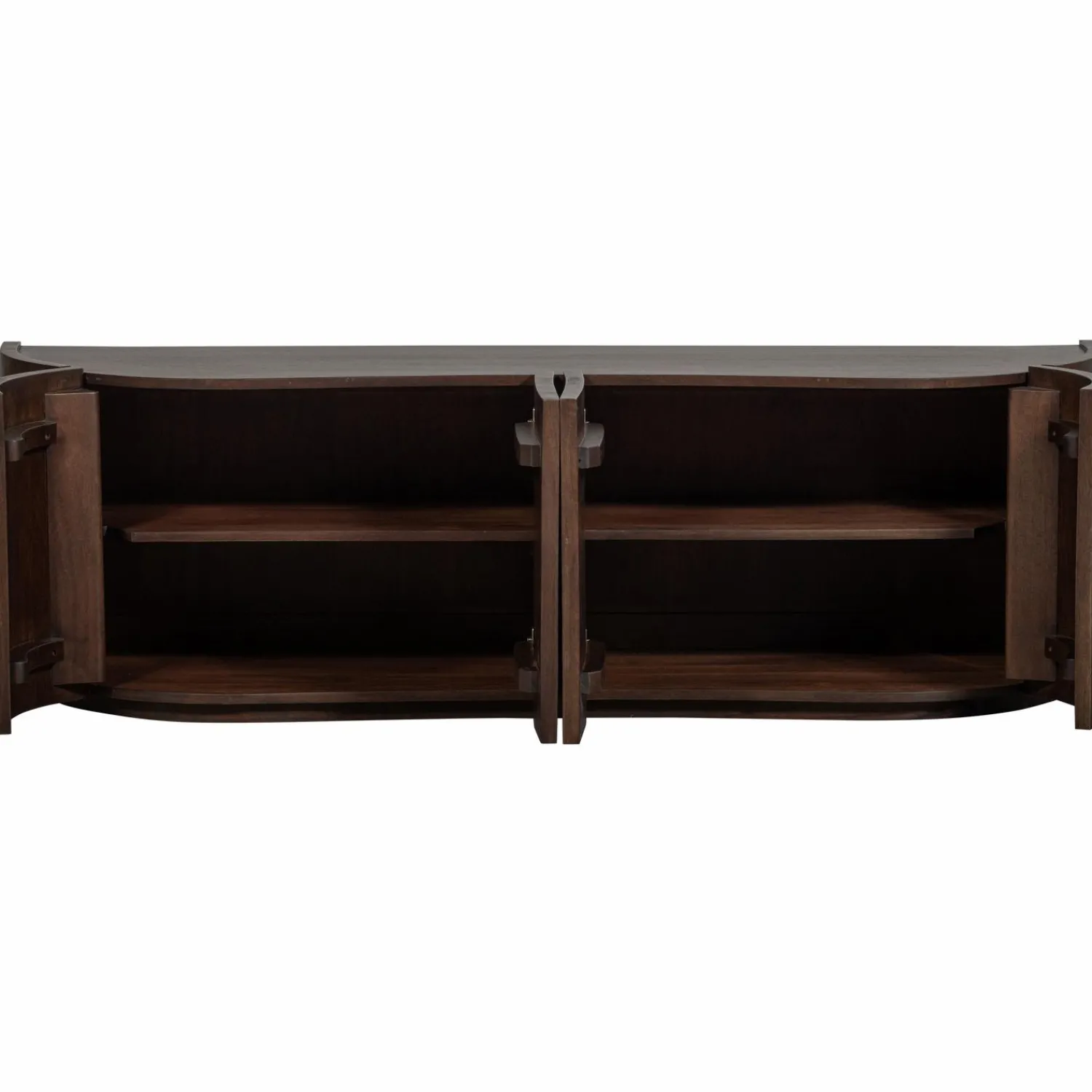 Discount WOOOD Sense dressoir 4-deurs mango hout walnoot
