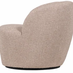 New WOOOD Serra draaifauteuil Naturel melange