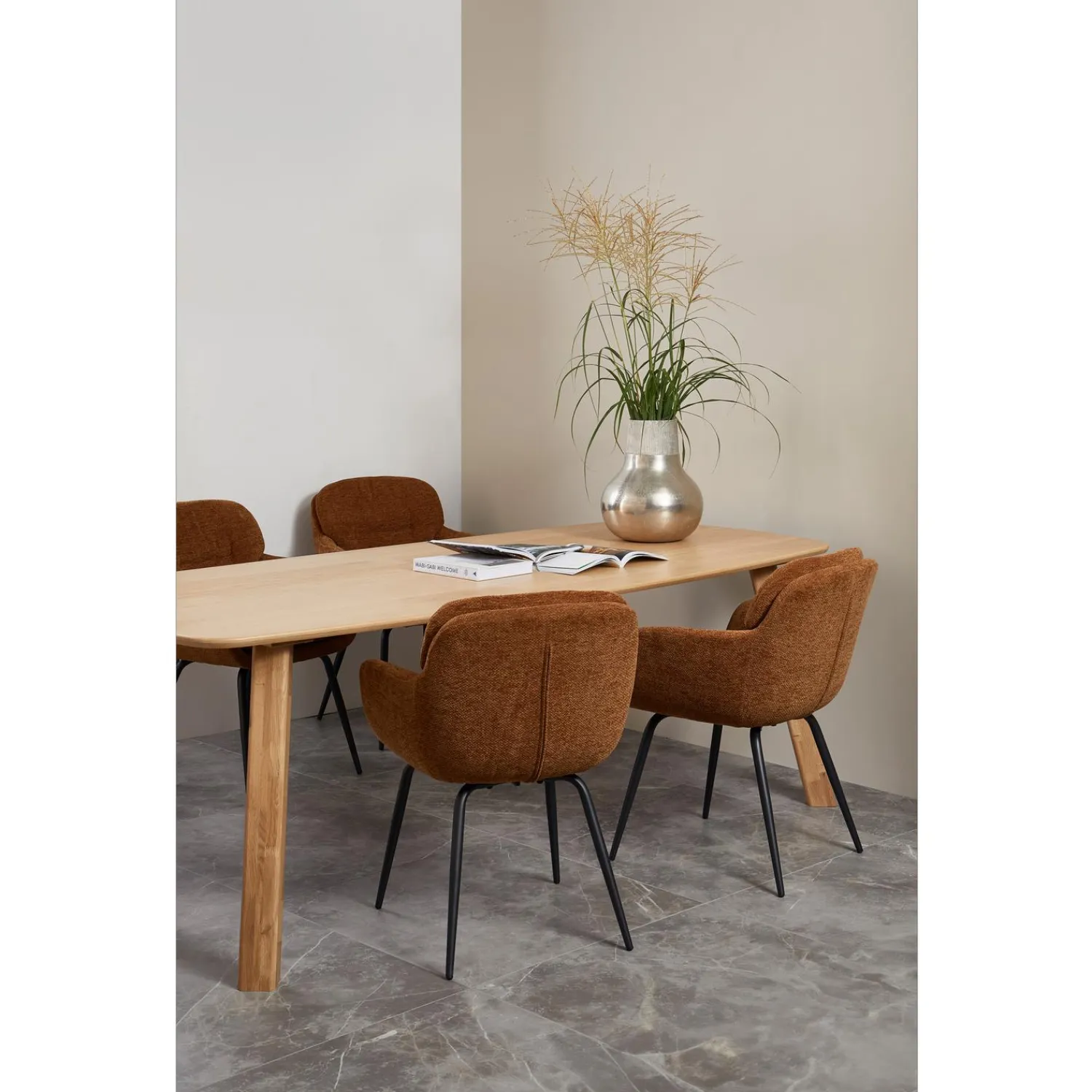 Clearance WOOOD Set v 2 - Haarlem 4-standen poot eiken transparant
