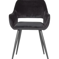 Outlet WOOOD Set v 2 - Jelle stoel velvet zwart
