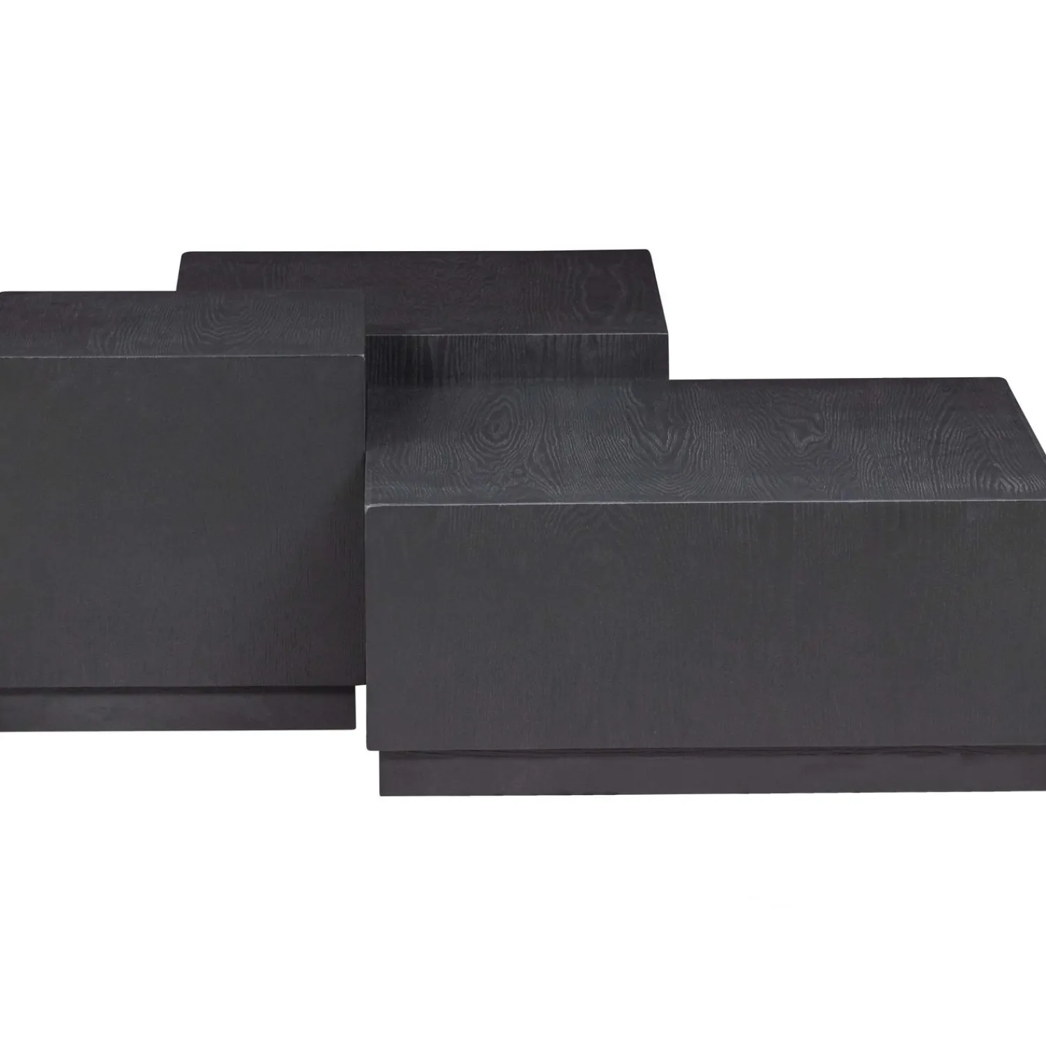 Discount WOOOD Set v 3 - Pim bijzettafels hout zwart