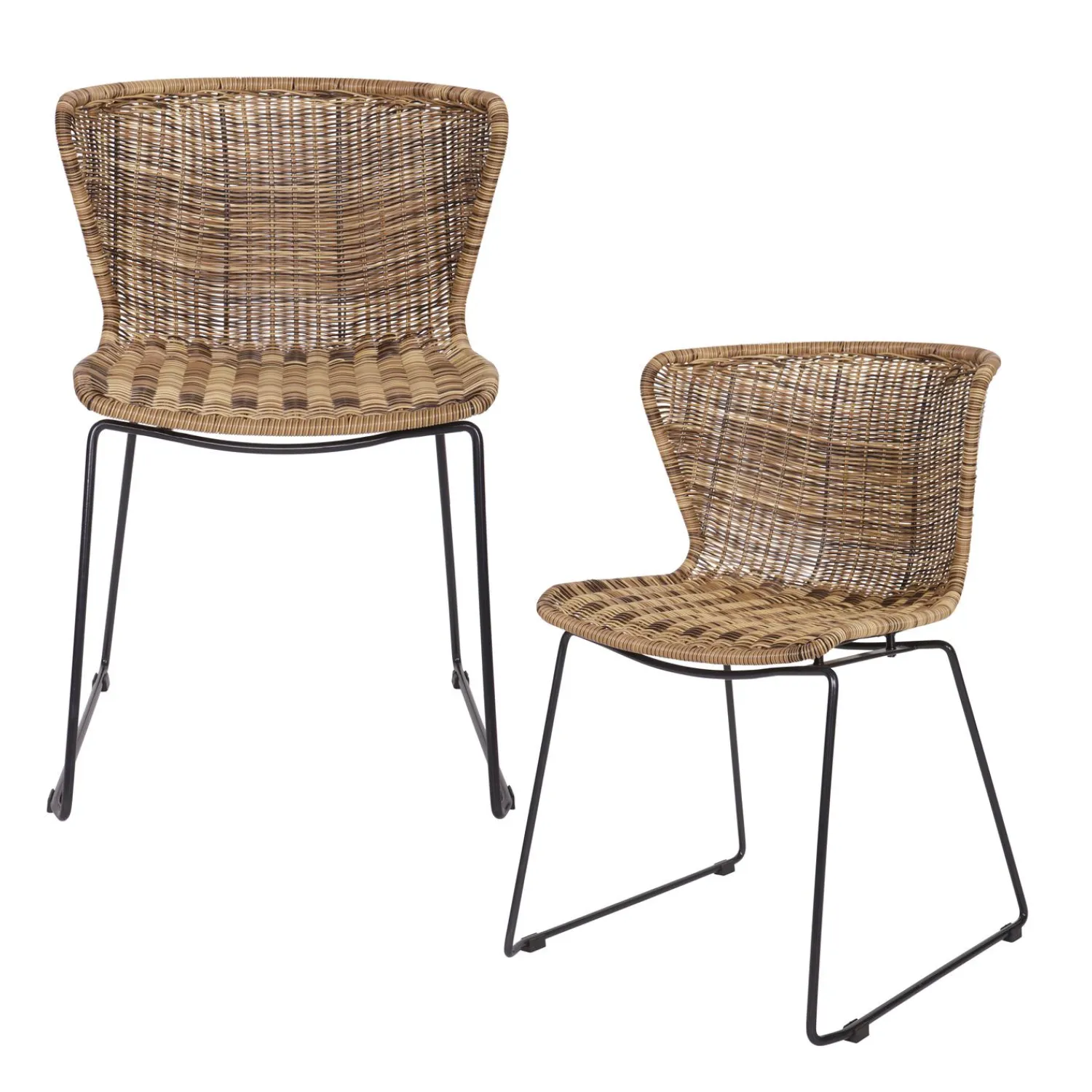 Best WOOOD Set v 2 - Wings tuinstoel Naturel