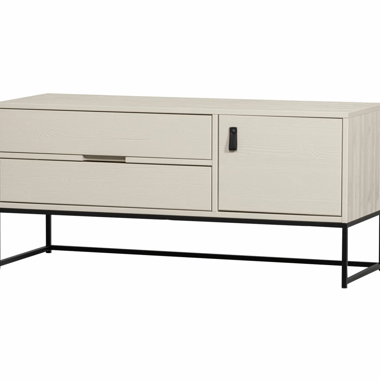 WOOOD Silas tv meubel 120 cm grenen Dust