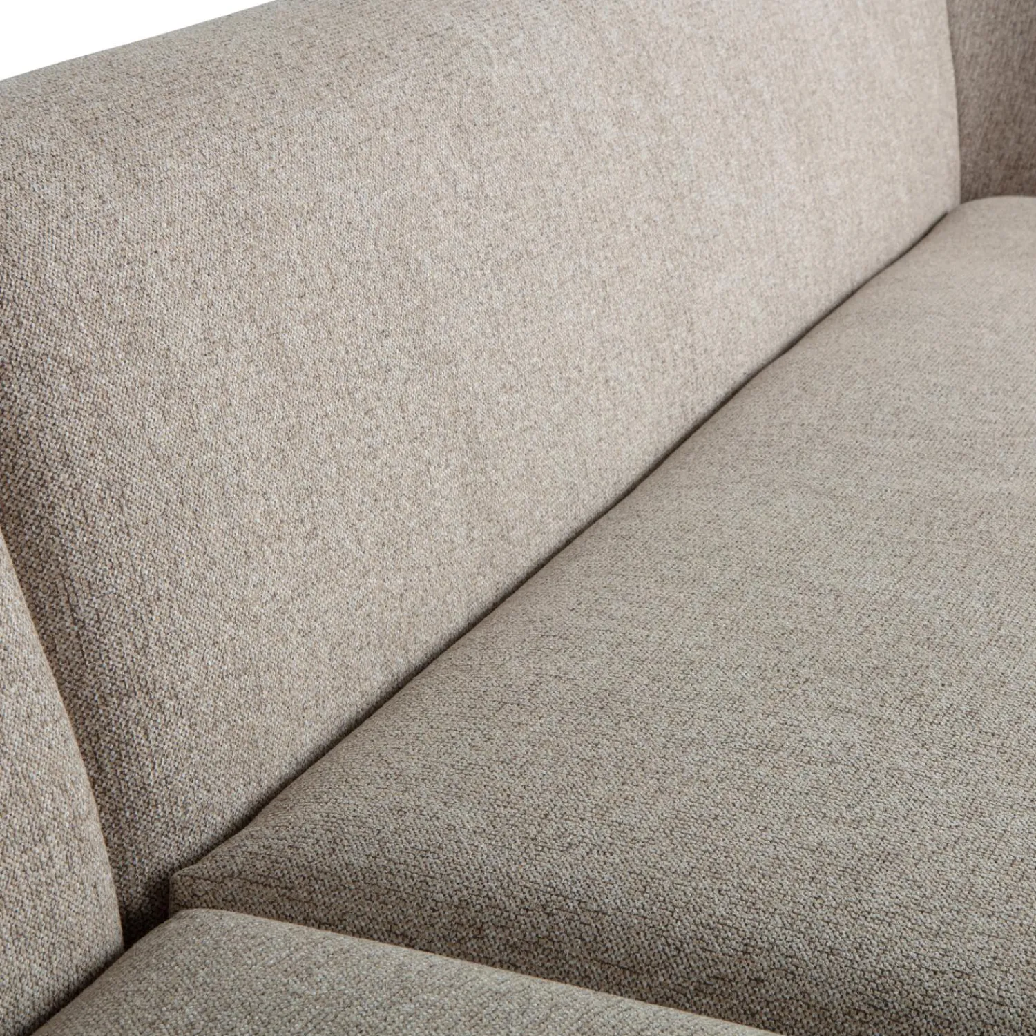 New WOOOD Sloping hoekbank links Naturel melange