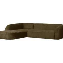 Clearance WOOOD Sloping hoekbank links structure velvet Bonsai