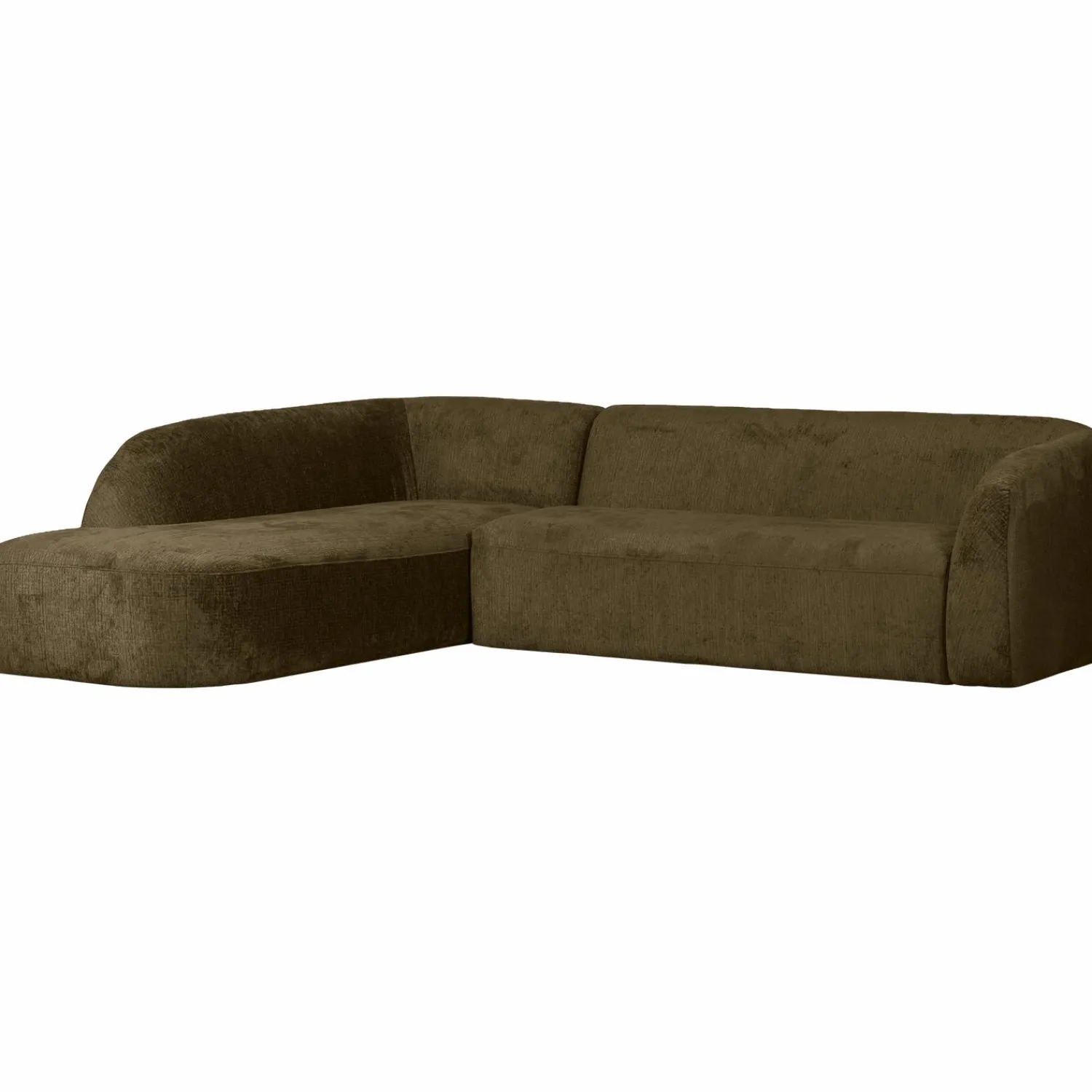 Clearance WOOOD Sloping hoekbank links structure velvet Bonsai