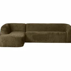 Clearance WOOOD Sloping hoekbank links structure velvet Bonsai