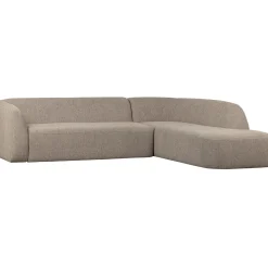 New WOOOD Sloping hoekbank rechts Naturel melange