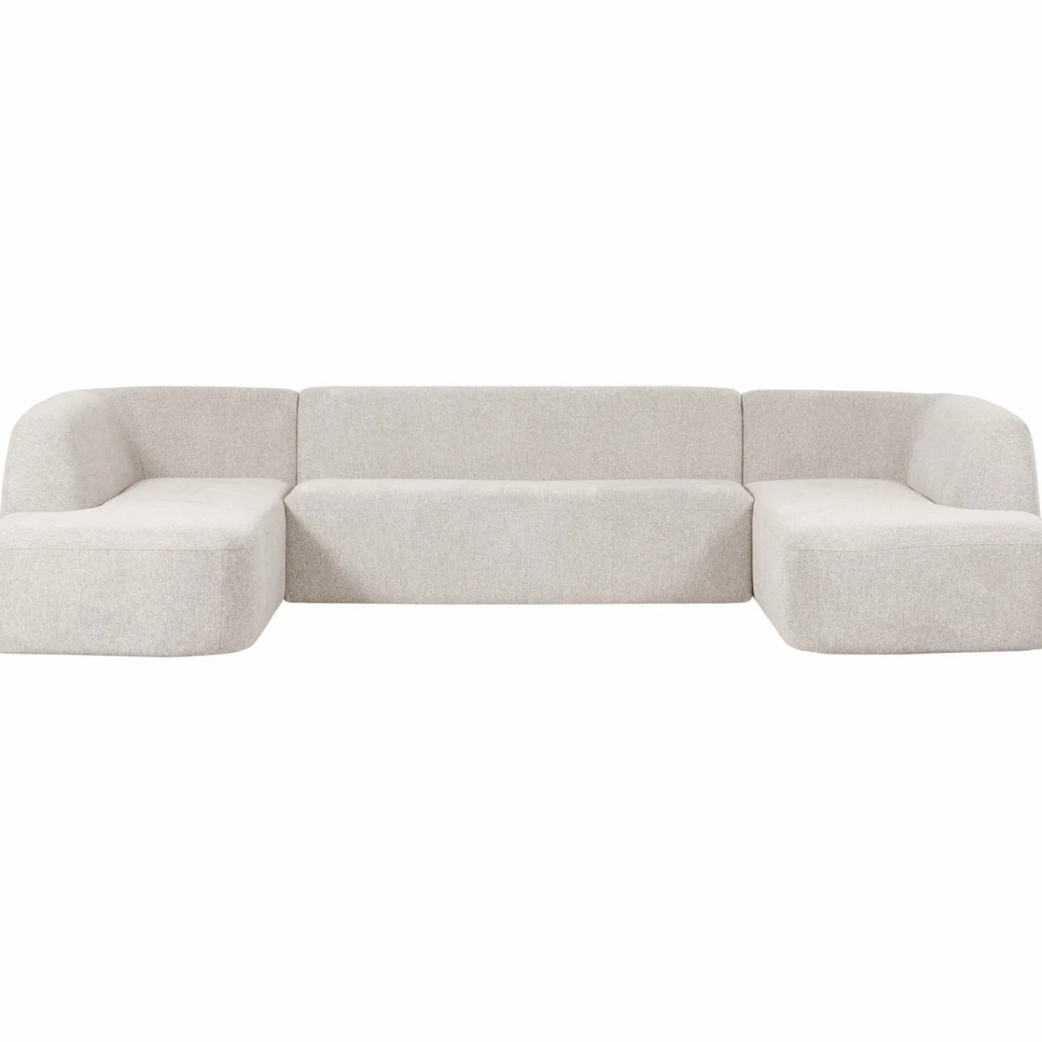 Outlet WOOOD Sloping U-vorm bank Pearl melange