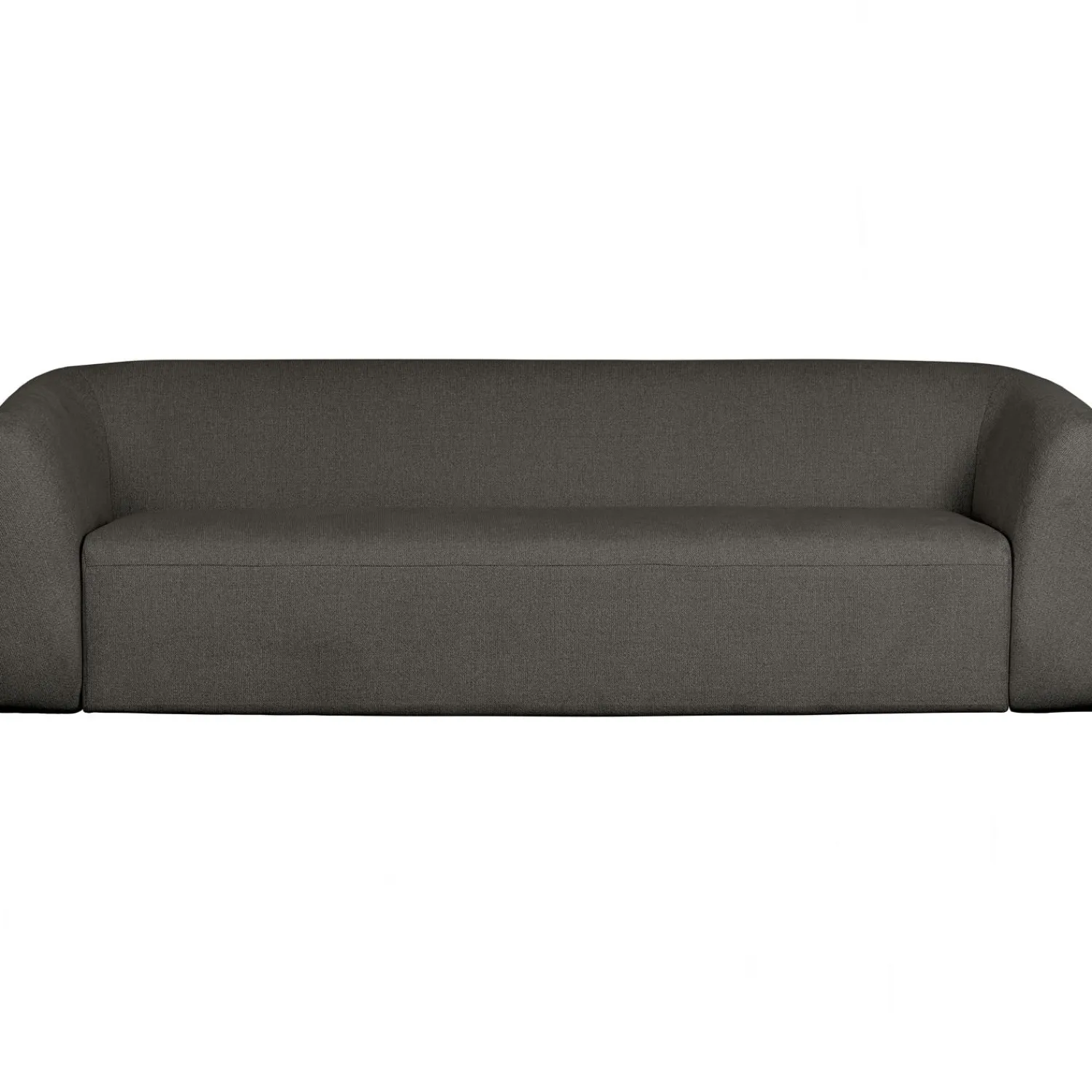 Clearance WOOOD Sloping 3-zits bank melangegrijs/zwart Grijs/zwart melange