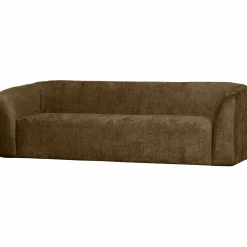 Sale WOOOD Sloping 3-zits bank structure velvet Brass