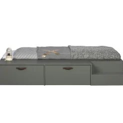 Sale WOOOD Stage bed + lades grenen soap 80x200 cm excl. lattenbodem