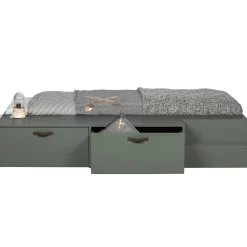 Sale WOOOD Stage bed + lades grenen soap 80x200 cm excl. lattenbodem