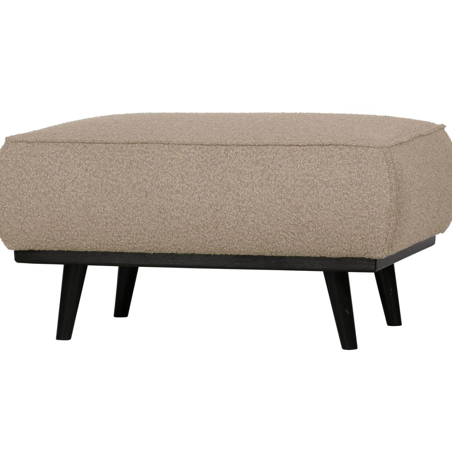 Outlet WOOOD Statement hocker bouclé Beige