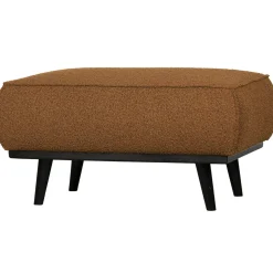 Discount WOOOD Statement hocker bouclé boter Botergeel