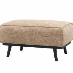 Sale WOOOD Statement hocker chenille velvet perzik roze Perzikroze