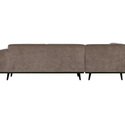 New WOOOD Statement hoekbank links ribstof Taupe