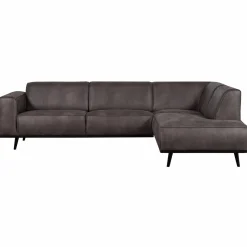 Discount WOOOD Statement hoekbank rechts ecoleer Donkergrijs