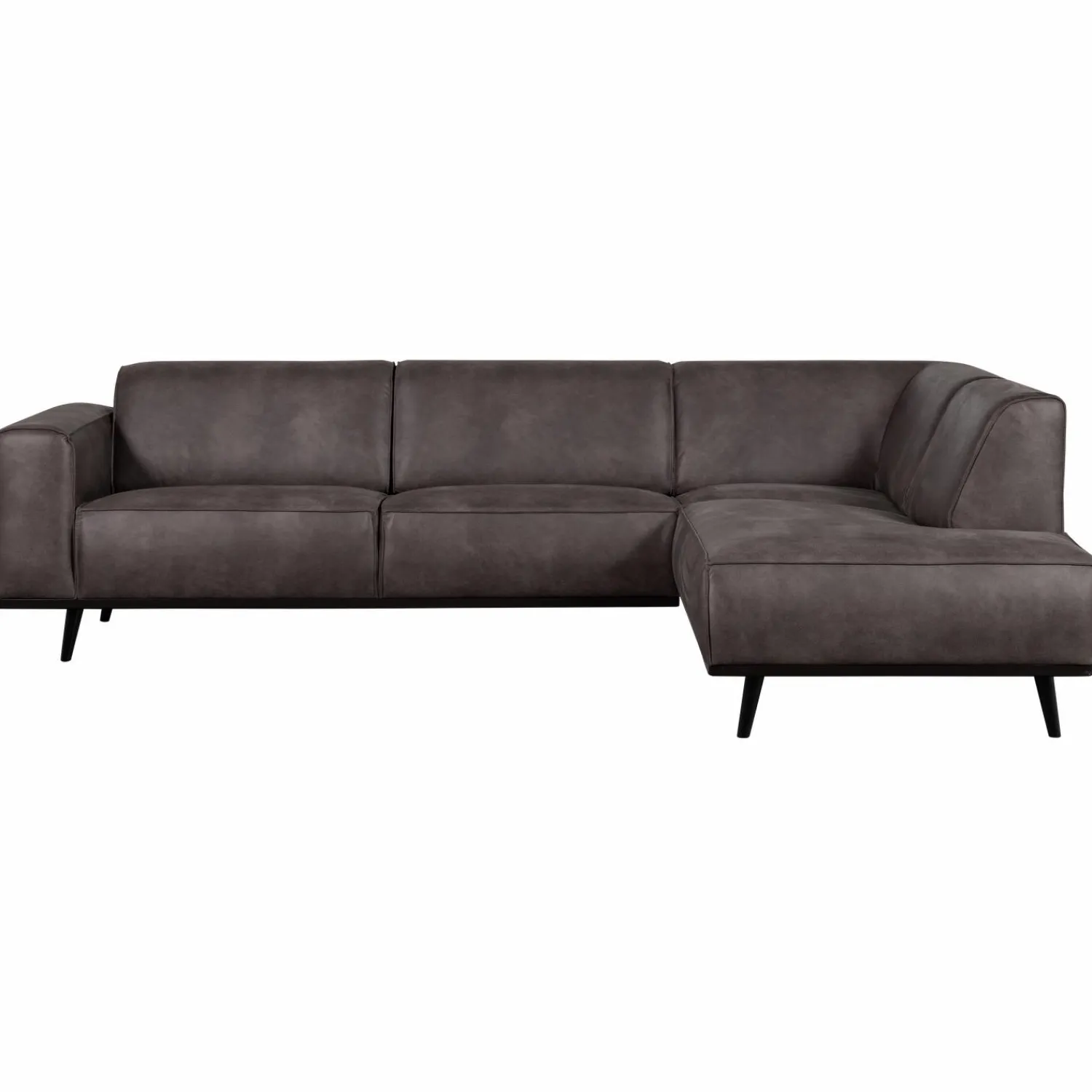 Discount WOOOD Statement hoekbank rechts ecoleer Donkergrijs