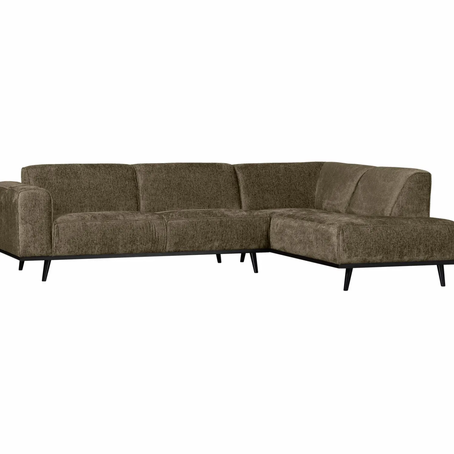 Sale WOOOD Statement hoekbank rechts structure velvet Bonsai