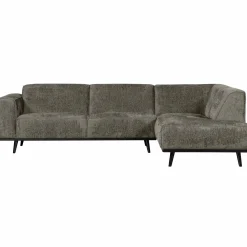 Sale WOOOD Statement hoekbank rechts structure velvet Frost