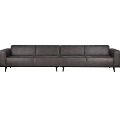 Discount WOOOD Statement XL 4-zits bank 372 cm ecoleer Donkergrijs