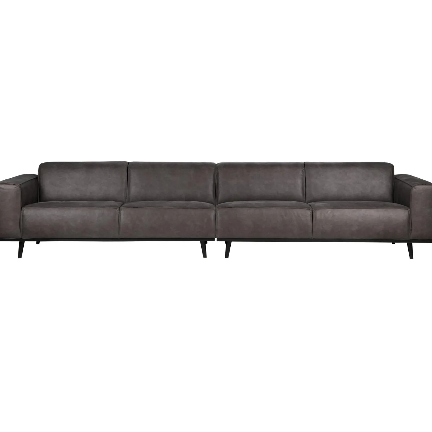 Discount WOOOD Statement XL 4-zits bank 372 cm ecoleer Donkergrijs