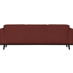 WOOOD Statement 3-zits bank 230 cm bouclé kastanje Kastanjebruin
