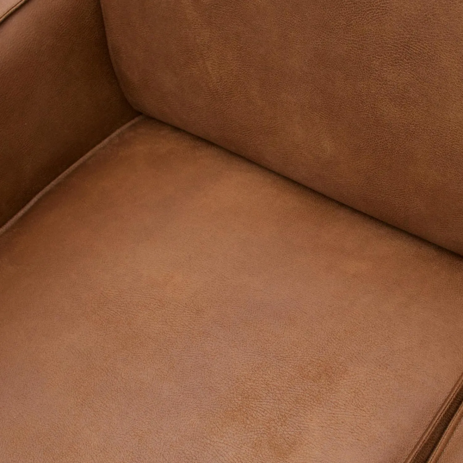Discount WOOOD Statement 4-zits bank 280 cm ecoleer Cognac