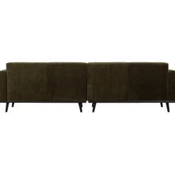 New WOOOD Statement 4-zits bank 280 cm ribstof Warm groen