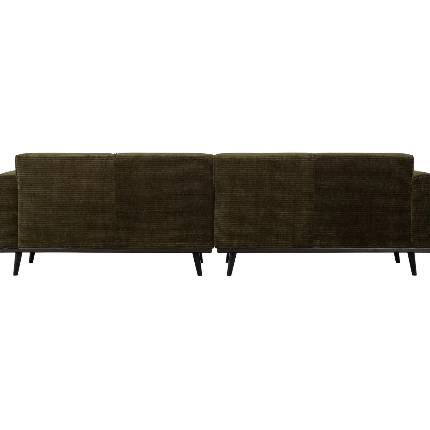 New WOOOD Statement 4-zits bank 280 cm ribstof Warm groen
