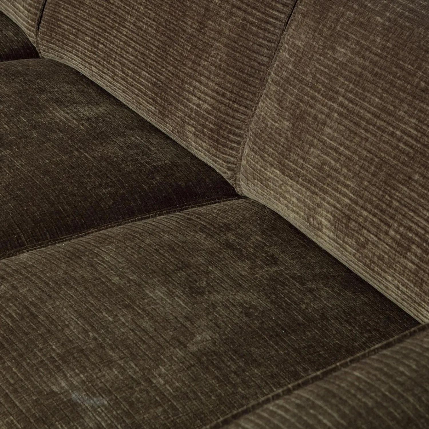 New WOOOD Statement 4-zits bank 280 cm ribstof Warm groen