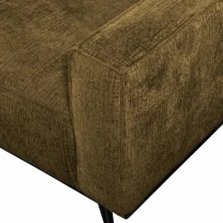 Online WOOOD Statement 3-zits bank 230 cm structure velvet Brass