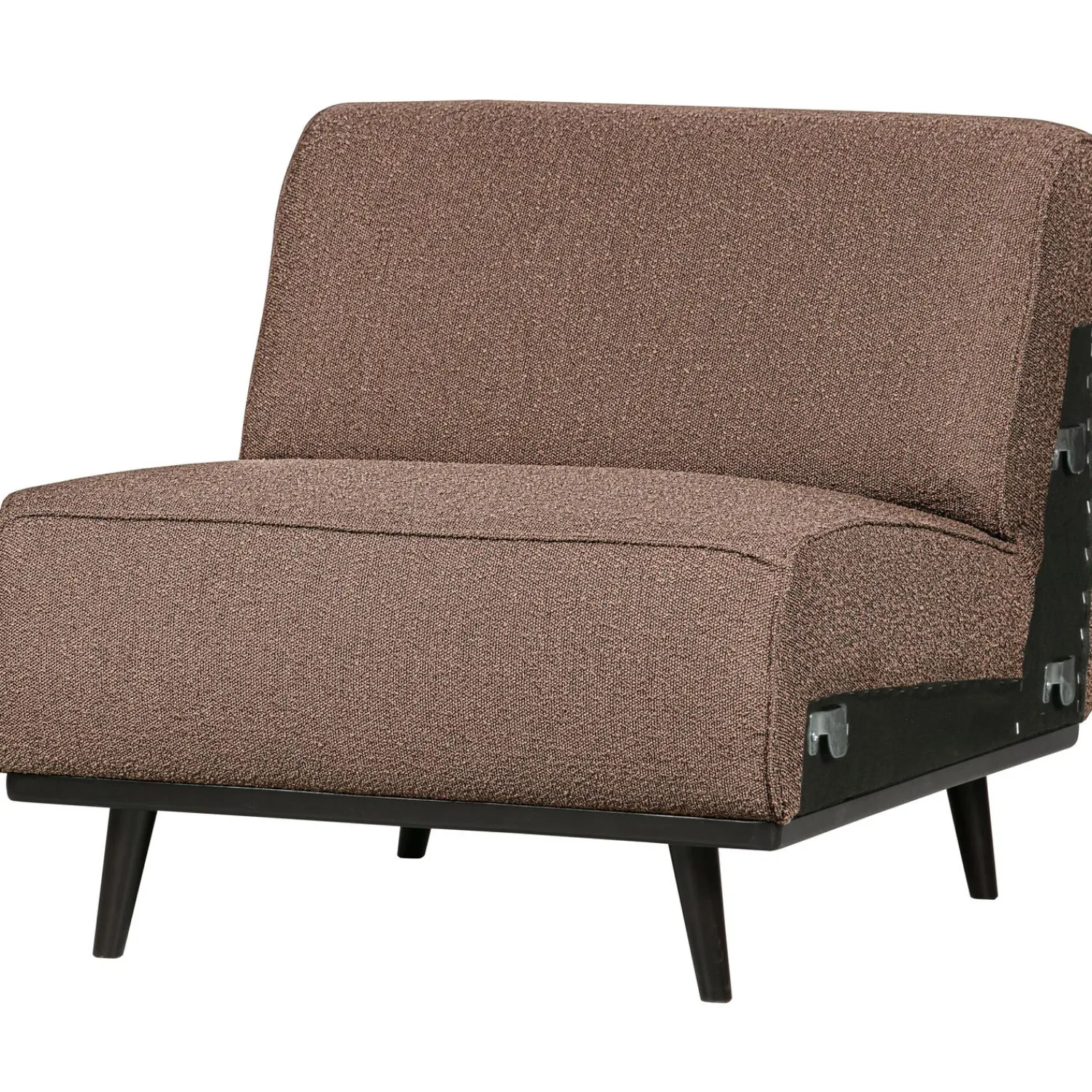 Outlet WOOOD Statement 1-zits element bouclé Nougat