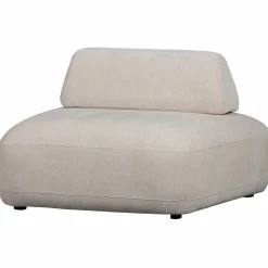Outlet WOOOD Sterck fauteuil met verplaatsbare rugleuning Zand