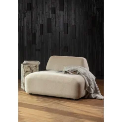Outlet WOOOD Sterck fauteuil met verplaatsbare rugleuning Zand