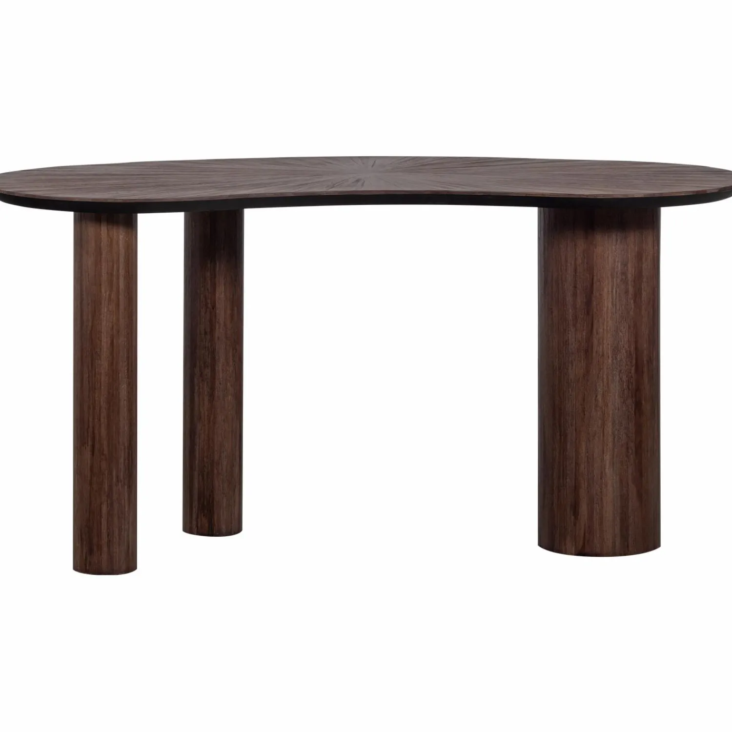 WOOOD Sun organische sidetable/bureau recycled teak bruin