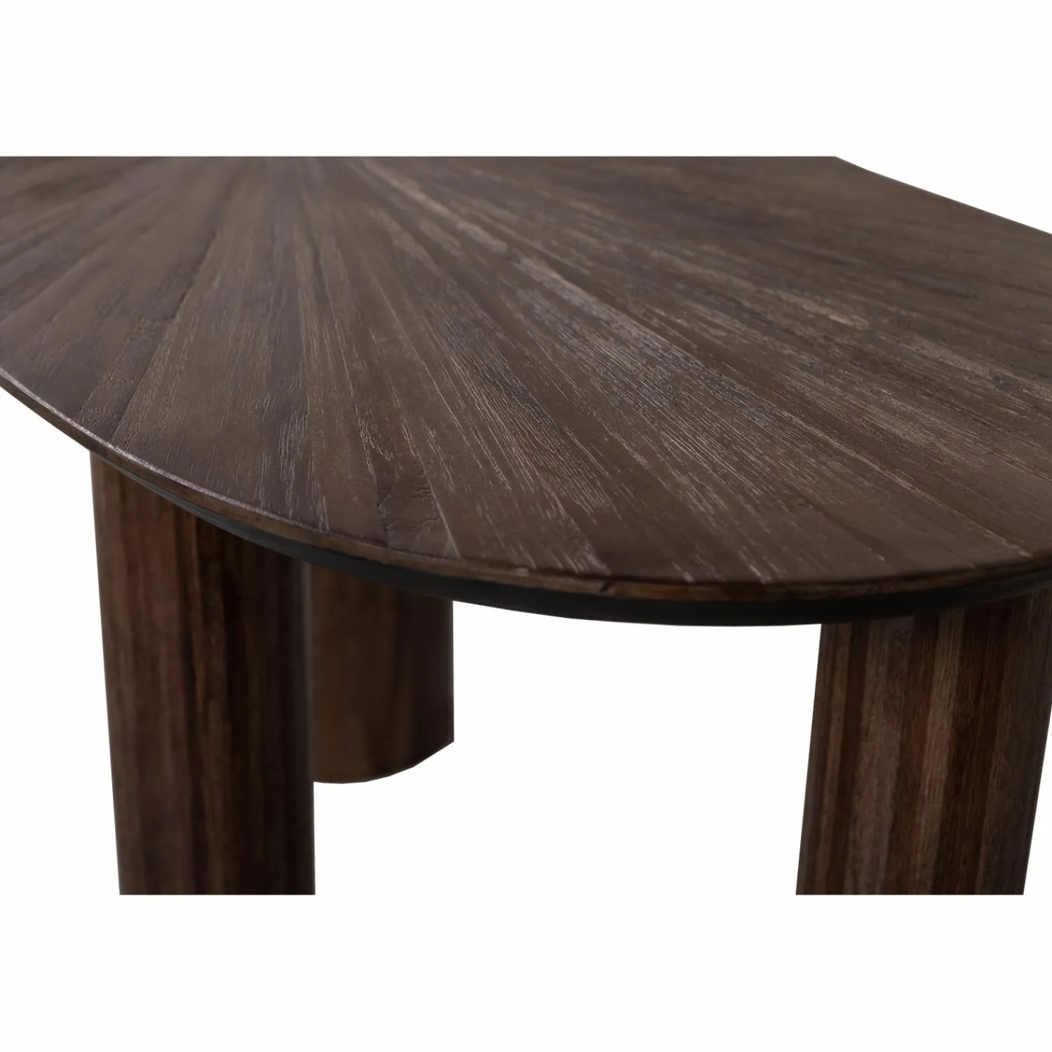 WOOOD Sun organische sidetable/bureau recycled teak bruin