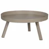 Outlet WOOOD Sunny tuin bijzettafel 35xø68 cm metaal mist