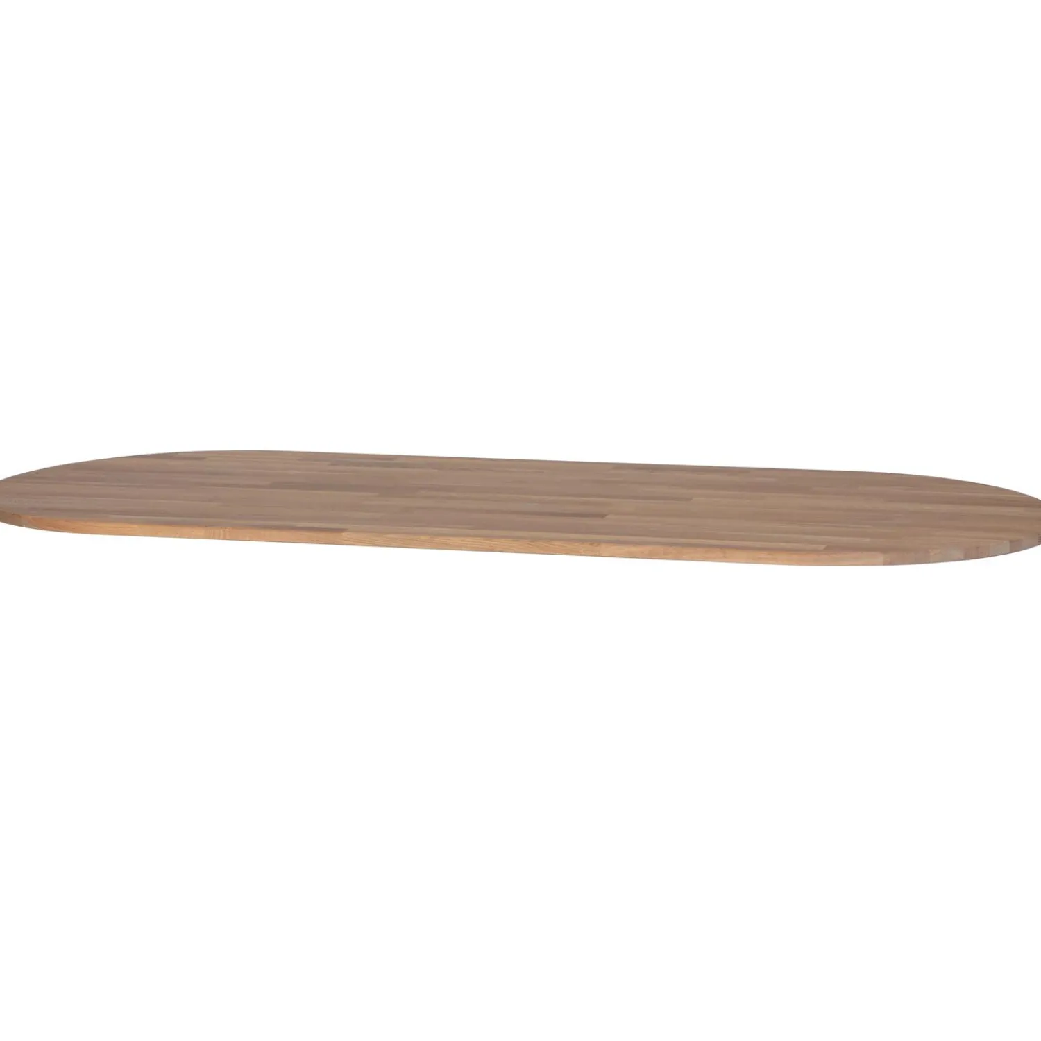 Discount WOOOD Tablo tafelblad ovaal eiken olie grijs