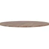 Sale WOOOD Tablo tafelblad rond eiken ø120 cm olie grijs