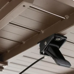 Discount WOOOD Tesso hoogte verstelbare tuintafel aluminium Bruin