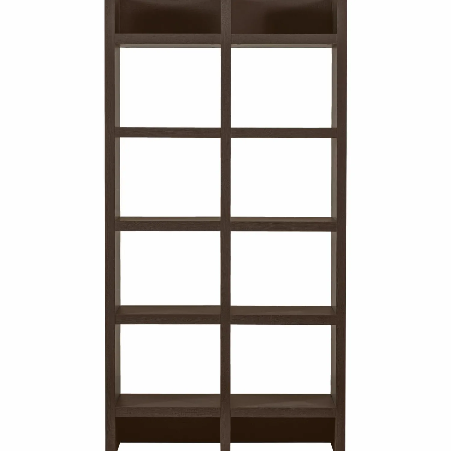 WOOOD Timo open kast mdf donkerbruin 195x100x40 cm